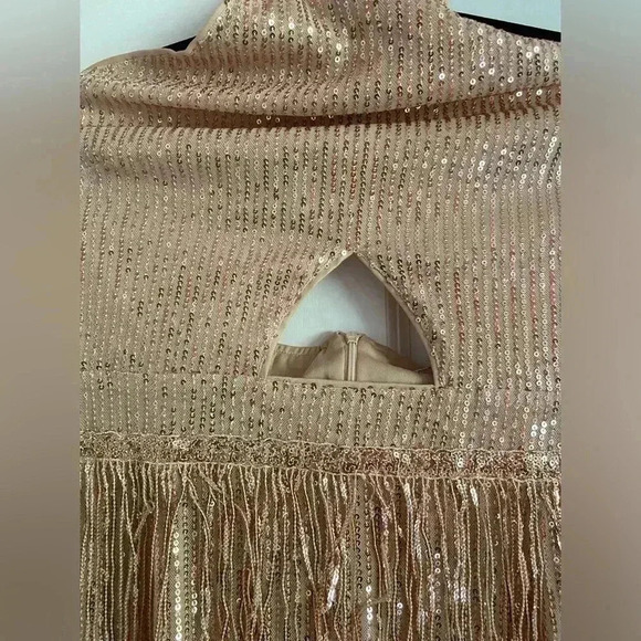 Glamaker Women’s 3X Halter Sequin Dress - Picture 3 of 6